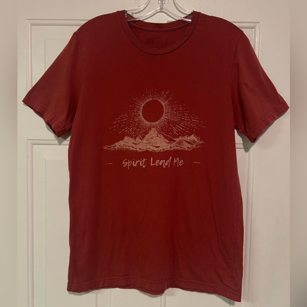 Spirit Lead Me‎ Graphic T-Shirt Size M Red Christian Music